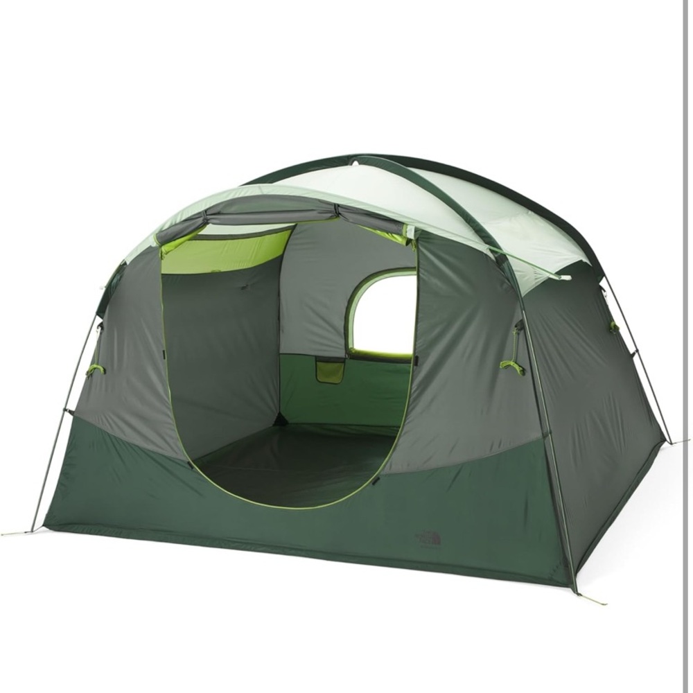 The North Face Green Sequoia 6 Camping Tent